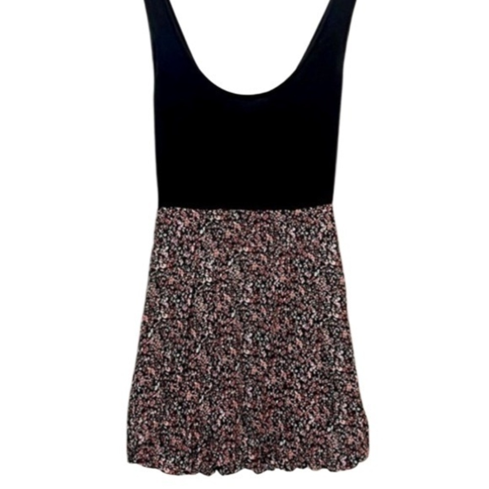 ARMANI EXCHANGE | Women’s Muti Colored Backless Floral Pattern Zip Back Dress